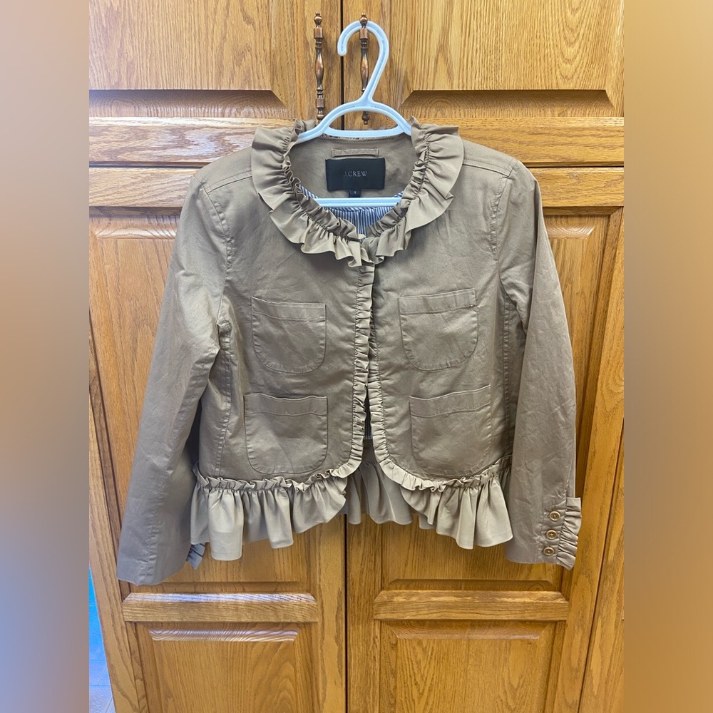 JCrew Ruffle Blazer